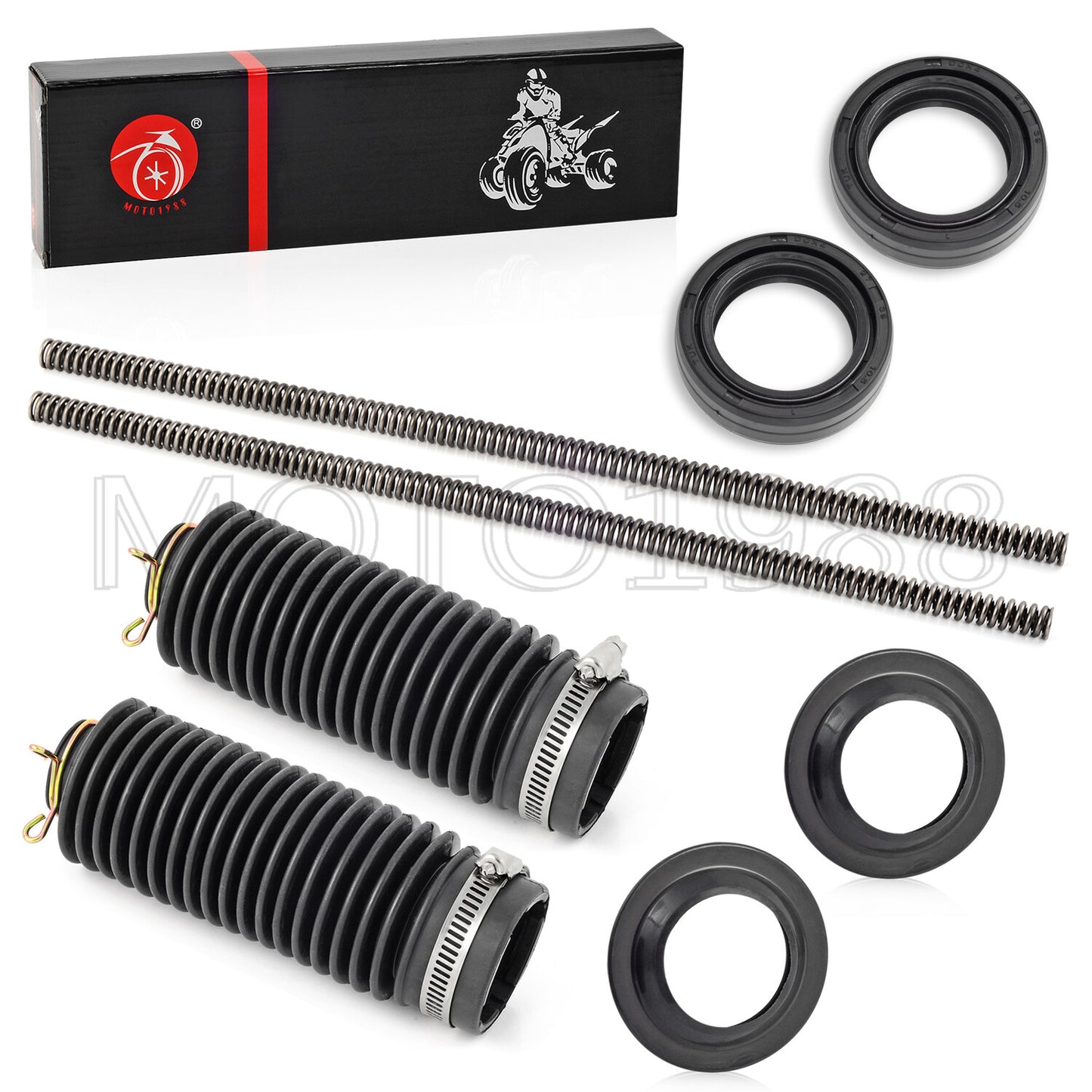 Front Fork Springs & Dust Seals for Honda XR100R CRF100F (2000–2023)