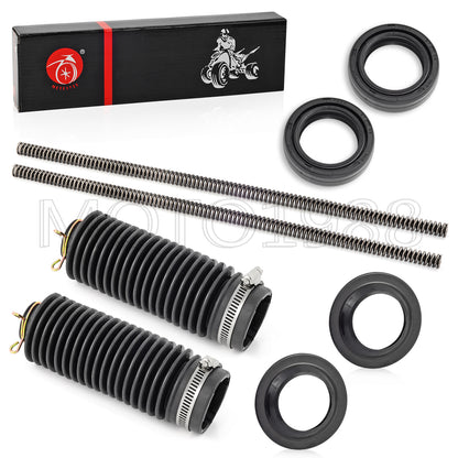 Front Fork Springs & Dust Seals for Honda XR100R CRF100F (2000–2023)
