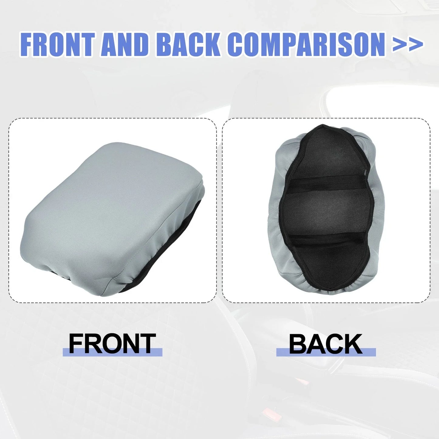 Car Armrest Box Cover Protector for Lexus RX350 (2007-2015) - Neoprene Gray