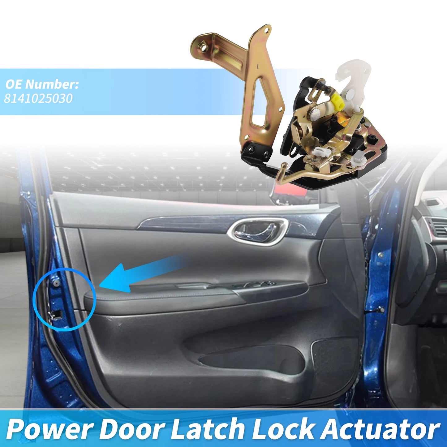 Rear Left Power Door Lock Actuator 8141025030 for Hyundai Accent II (1999–2005)