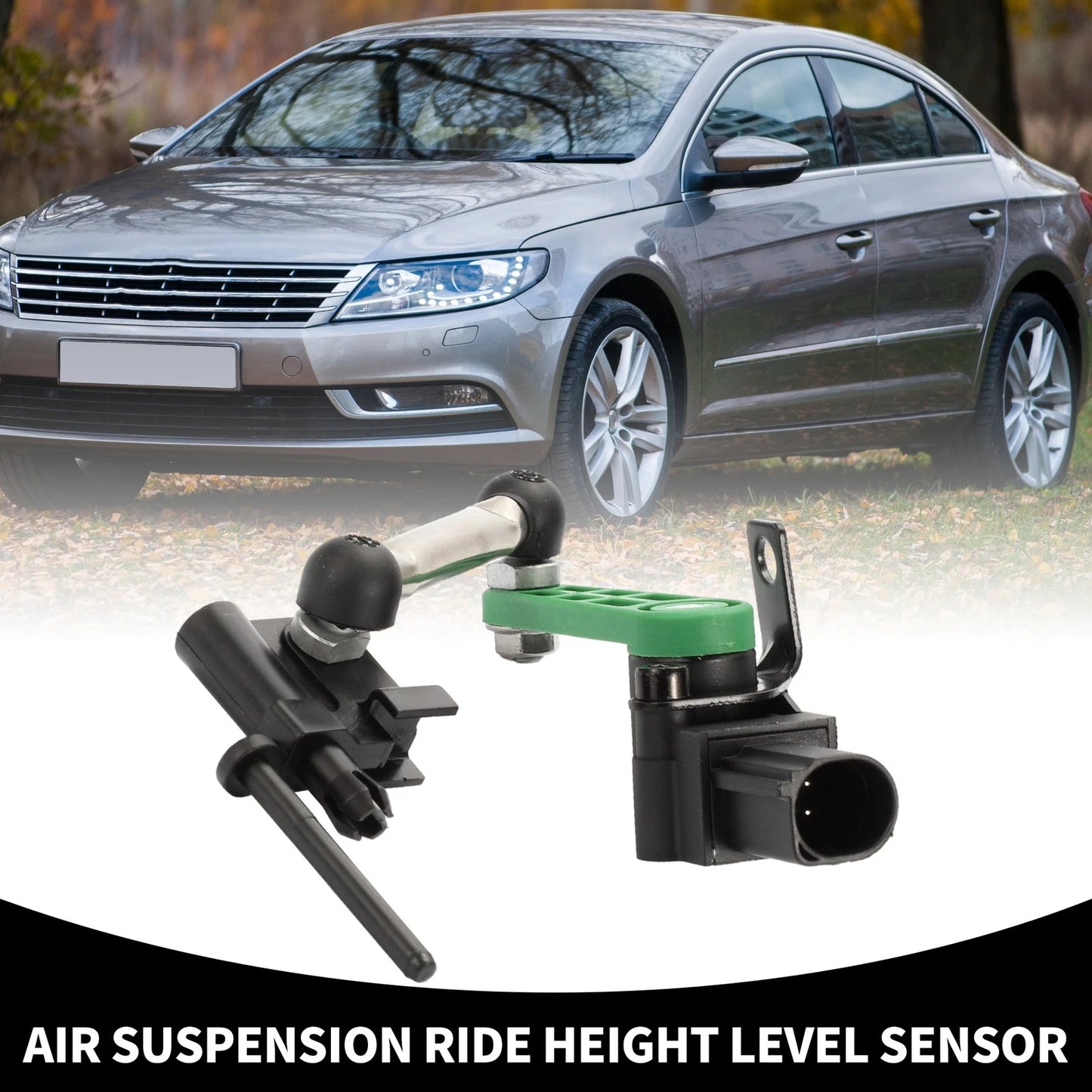 Front Left Air Suspension Ride Height Level Sensor No. 7P0616213 for VW Touareg (2011–2018)