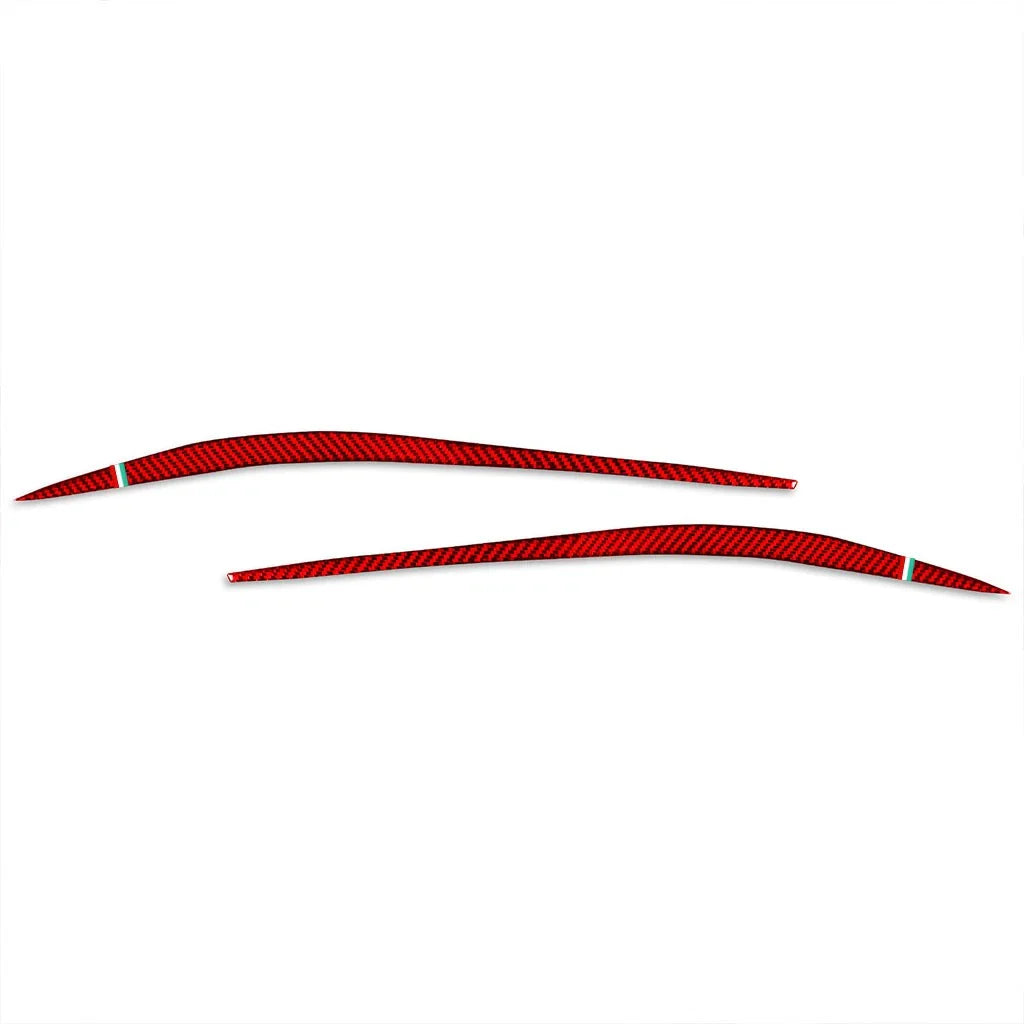 Headlight Eyebrow Eyelids Cover Trim for Alfa Romeo Giulia (2015-2024)