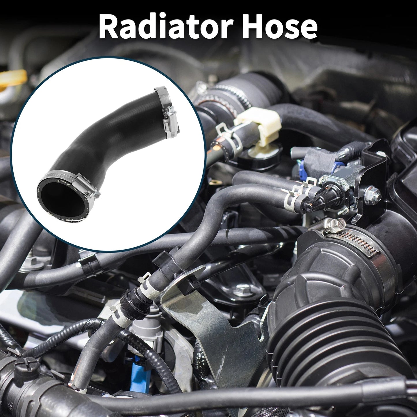 Radiator Hose for BMW 3 Series E46 (1999–2005) No. 11612247903 Black