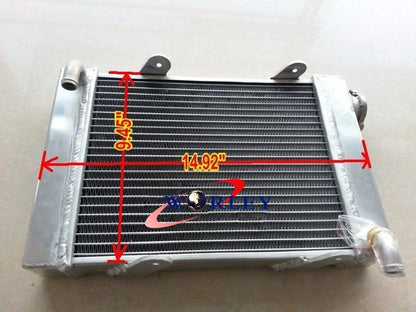 3 Row Aluminum Alloy Radiator for Go Kart (15" x 9.5" x 1.8")