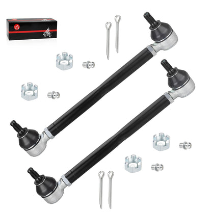 2Pcs Steering Tie Rod & Shaft Assembly for EZGO TXT Medalist (1994–2001)