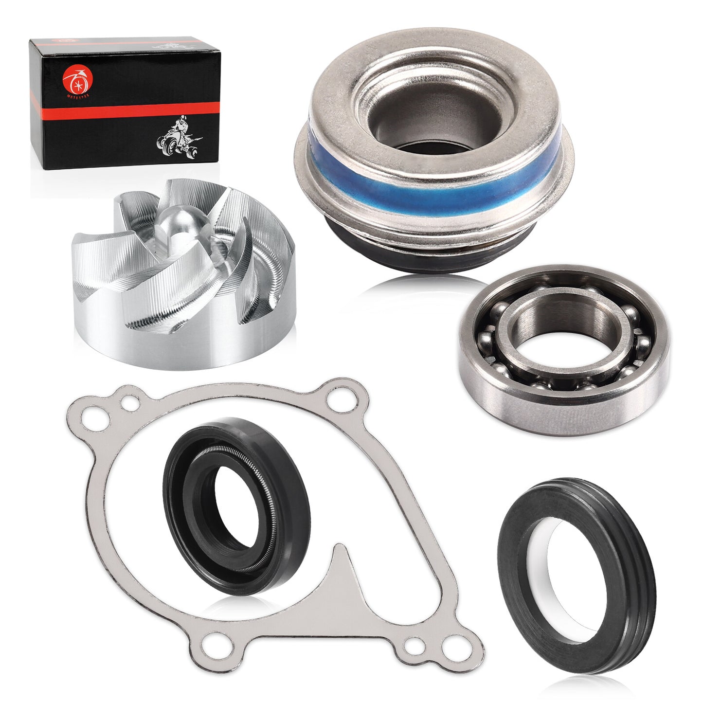 Water Pump Impeller Seal Gasket for Kawasaki KVF650 Brute Force 650 (2005–2013)