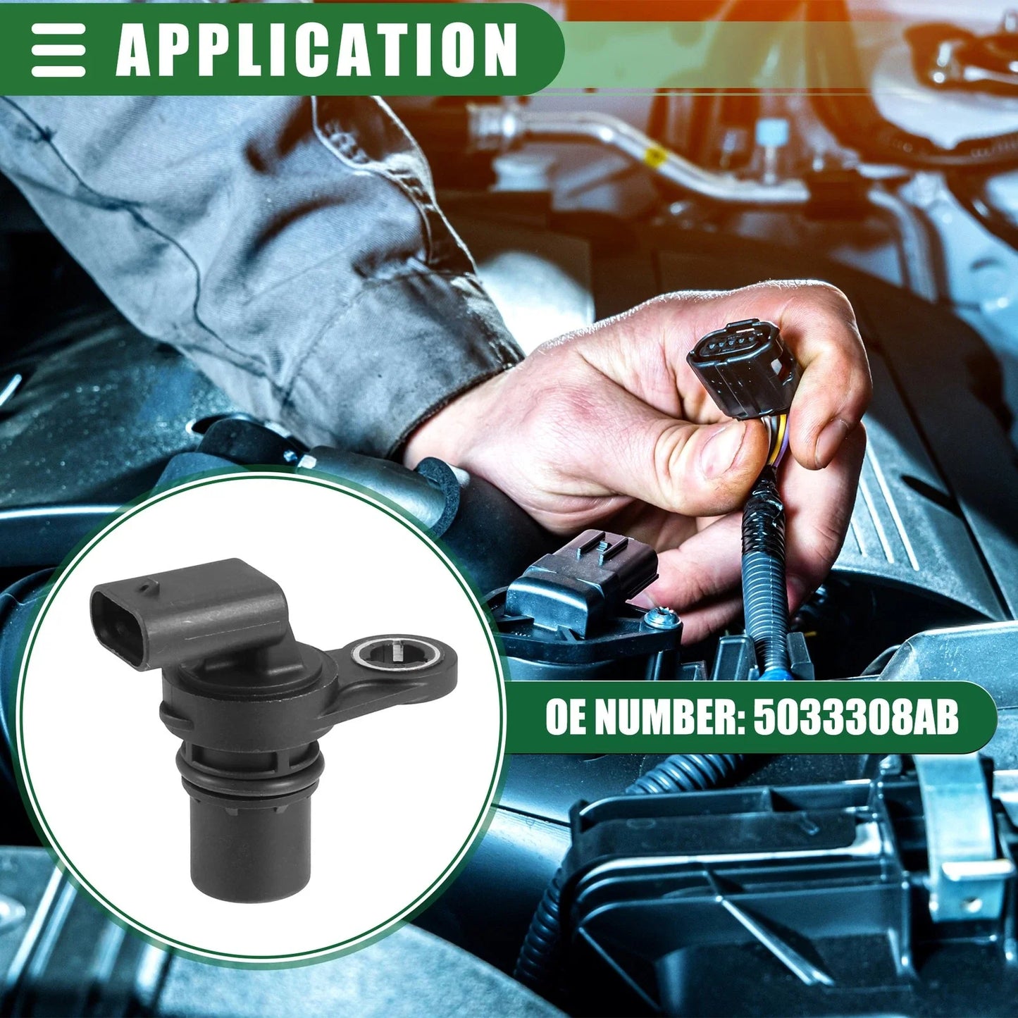 4pcs Engine Camshaft Position Sensors for Dodge Journey (2009-2020)
