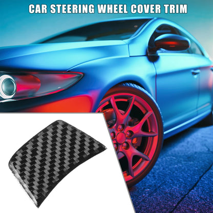 Carbon Fiber Steering Wheel Cover for Audi A4 B8 (2008–2015)