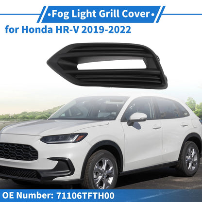 Front Left Fog Light Grill No. 71106TFTH00 for Honda HR-V (2019–2022)