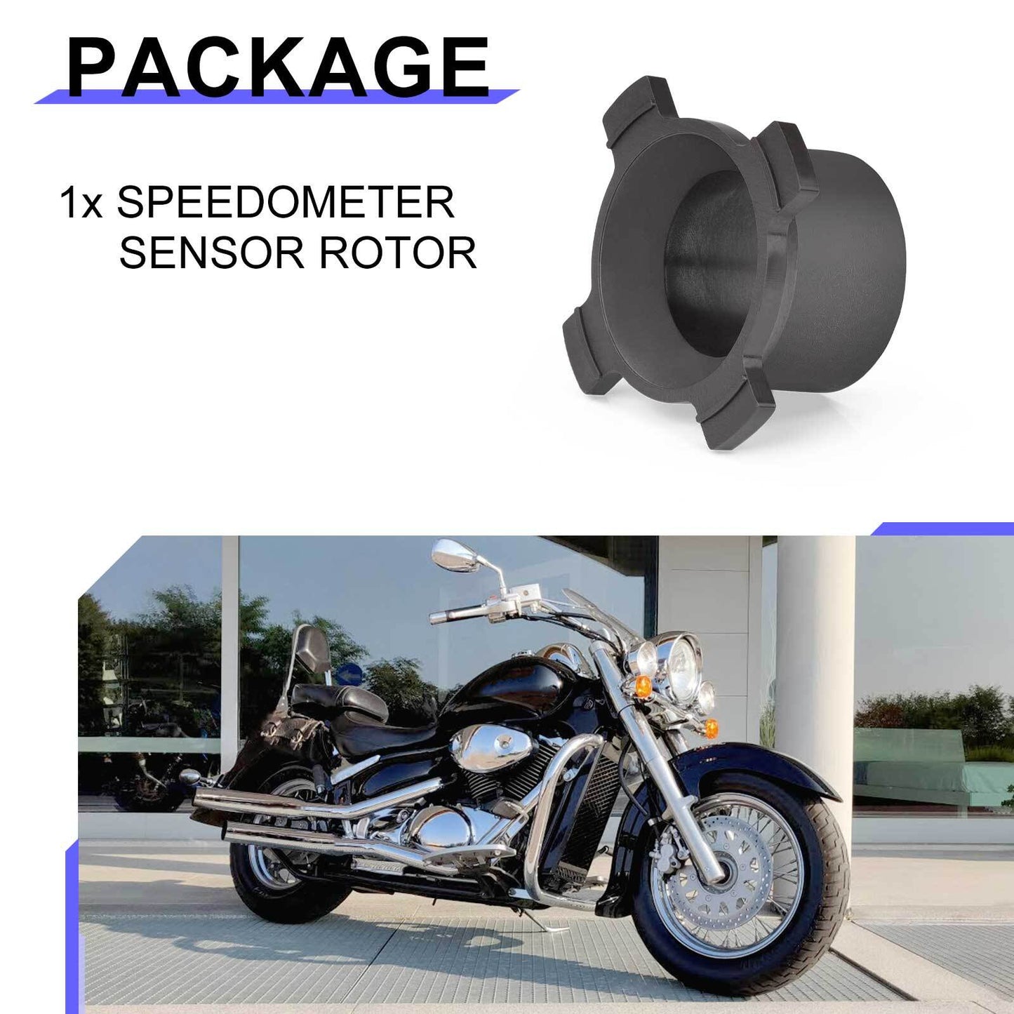 Speedometer Sensor Rotor for Suzuki SV650 SV650S VL800 Volusia (2003–2019)