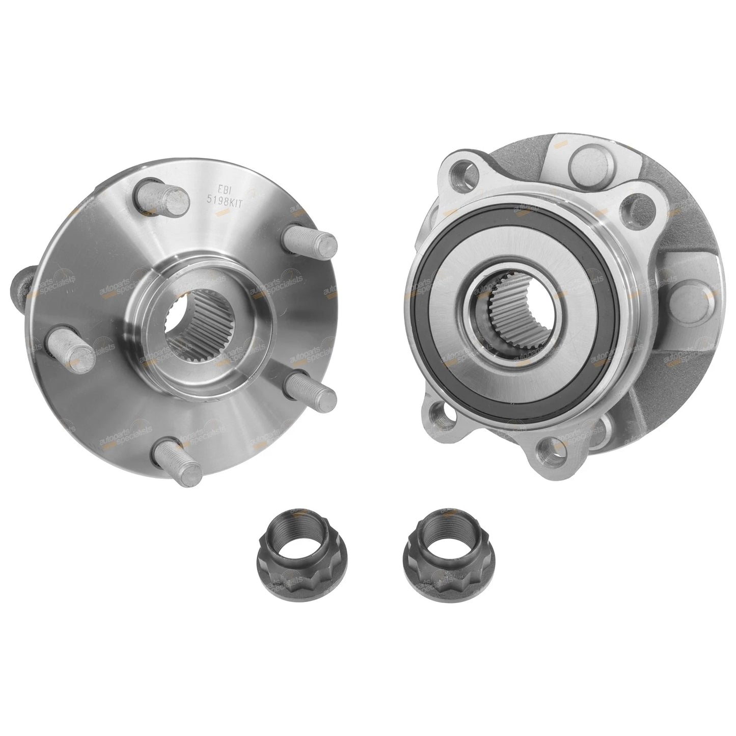 2X Front Wheel Bearing Hubs for Toyota RAV4 (2005–2019)