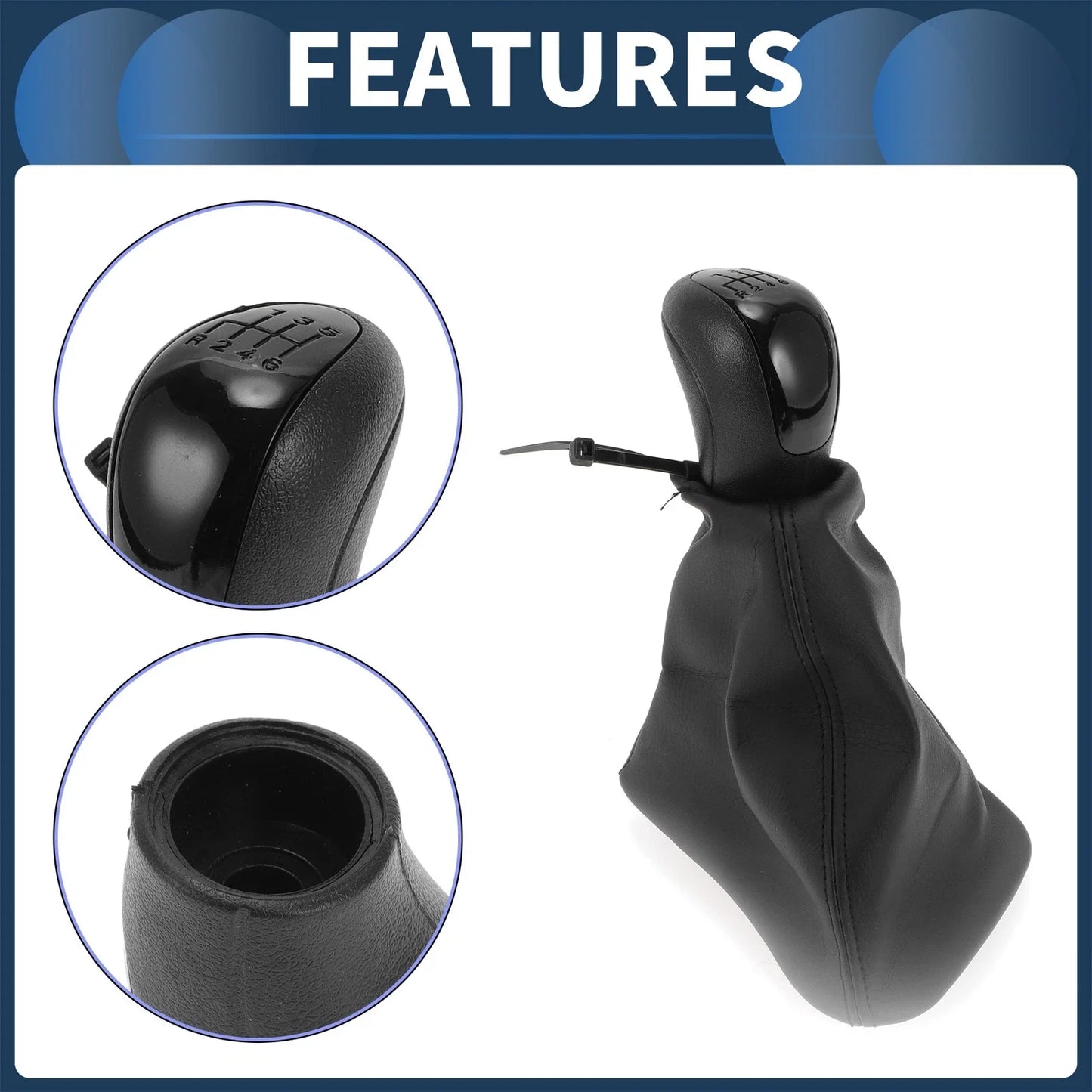 6 Speed Gear Shifter Knob & Cover for Mercedes Benz Sprinter W906 (2006-2018)