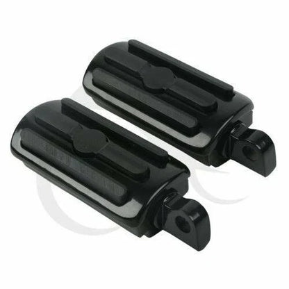 32mm Black Highway Engine Guard Bar Foot Pegs for Harley Dyna