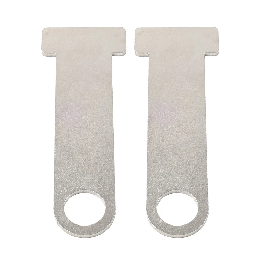2X D-Ring Steel Lock Extensions for Universal Motorcycle Helmets