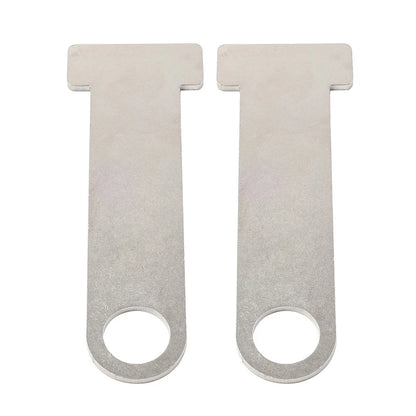 2X D-Ring Steel Lock Extensions for Universal Motorcycle Helmets
