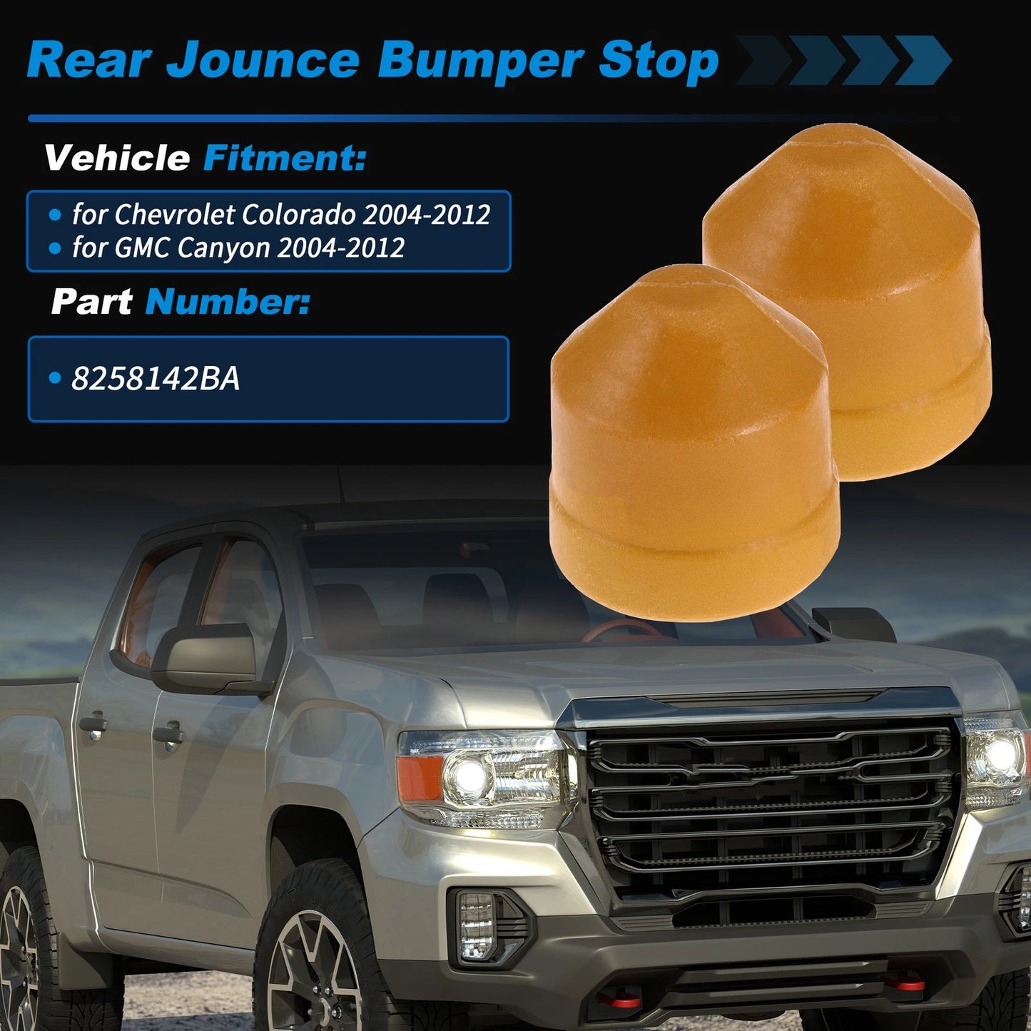 Suspension Bump Stop for Chevrolet Colorado/GMC Canyon (2004–2012) No. 8258142BA