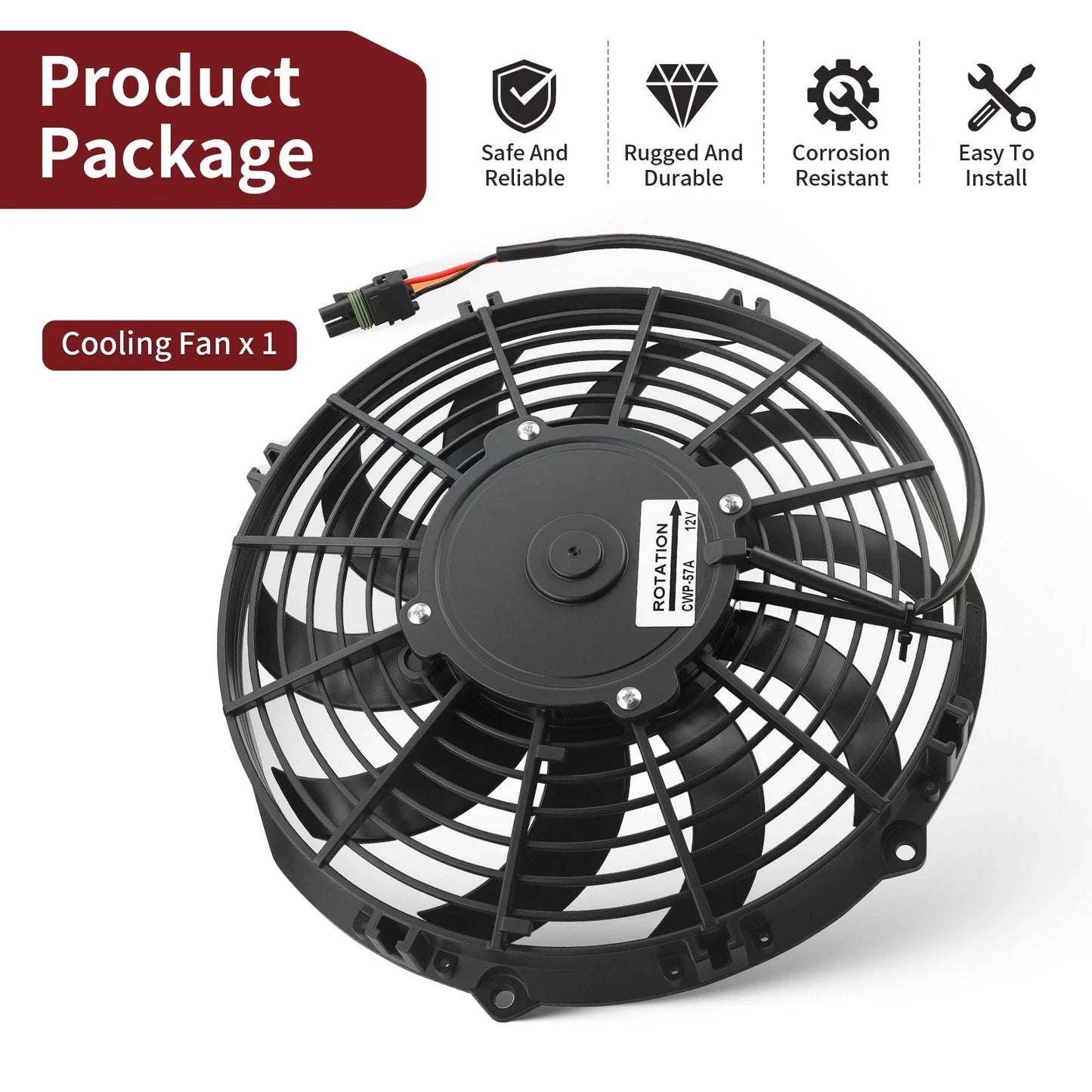 Cooling Fan Motor for Polaris Ranger 425 2x4 (2002–2004)