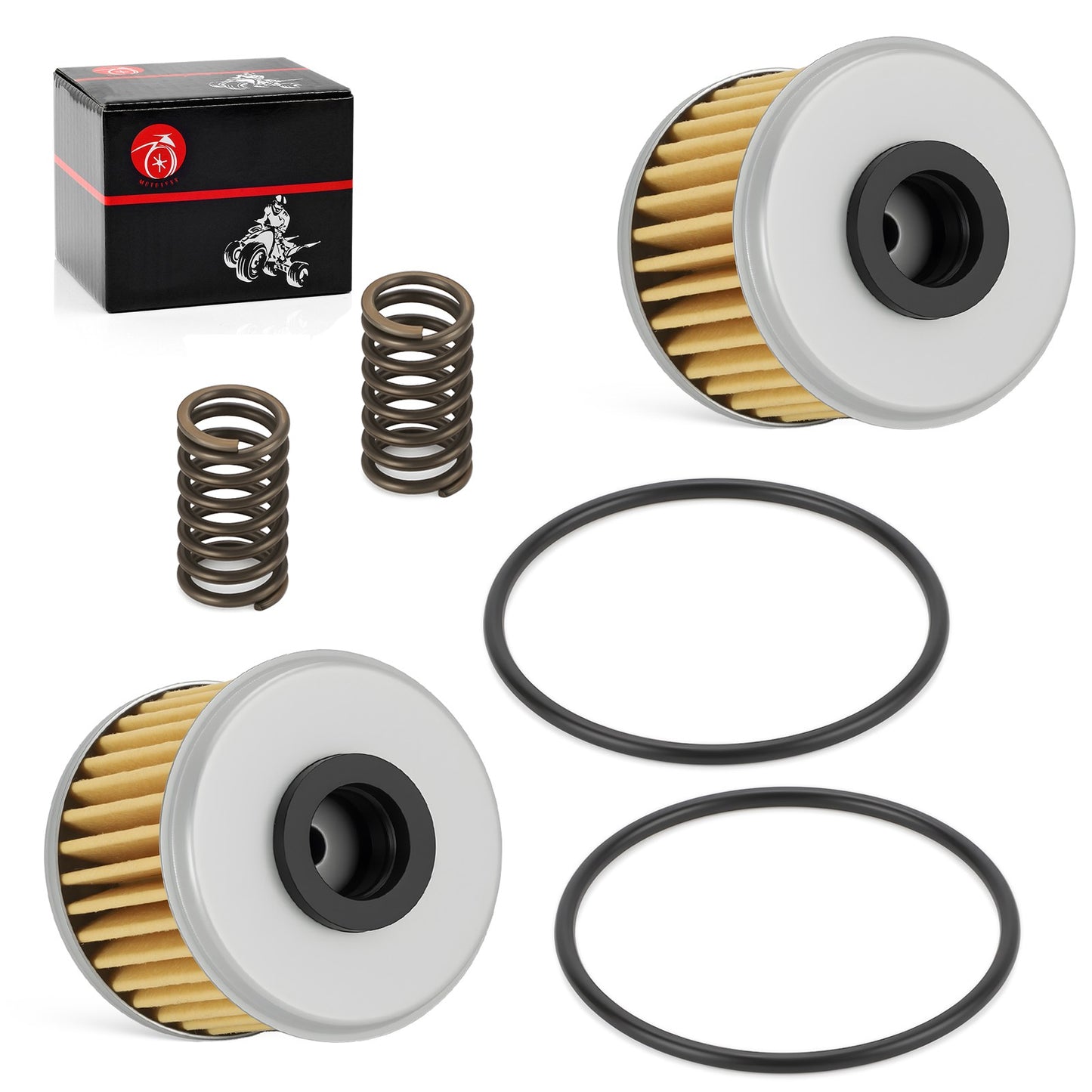 2X Oil Filter & O-Ring for Honda Sportrax 450 TRX450R (2004–2009)