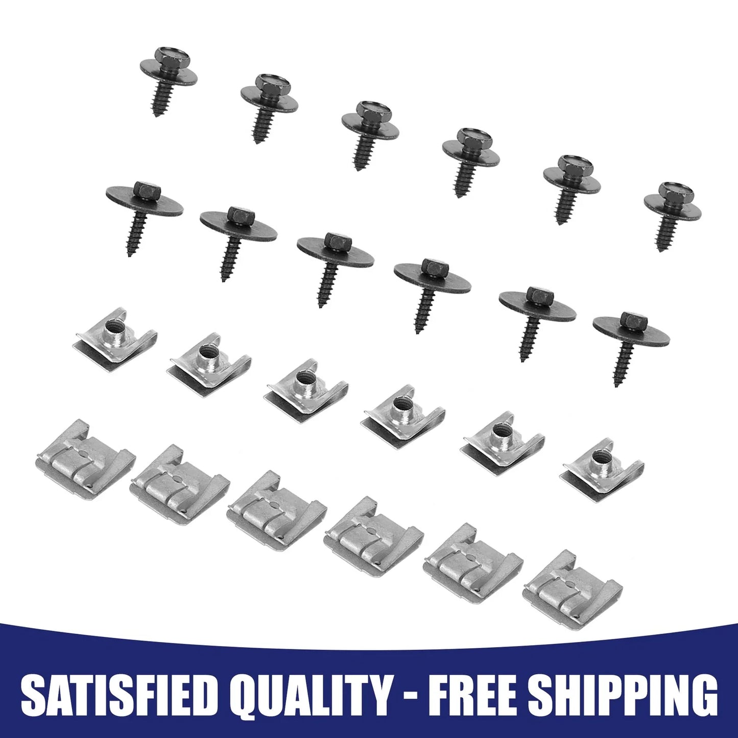 Engine Undertray Clips & Screws for Benz (24 pcs)