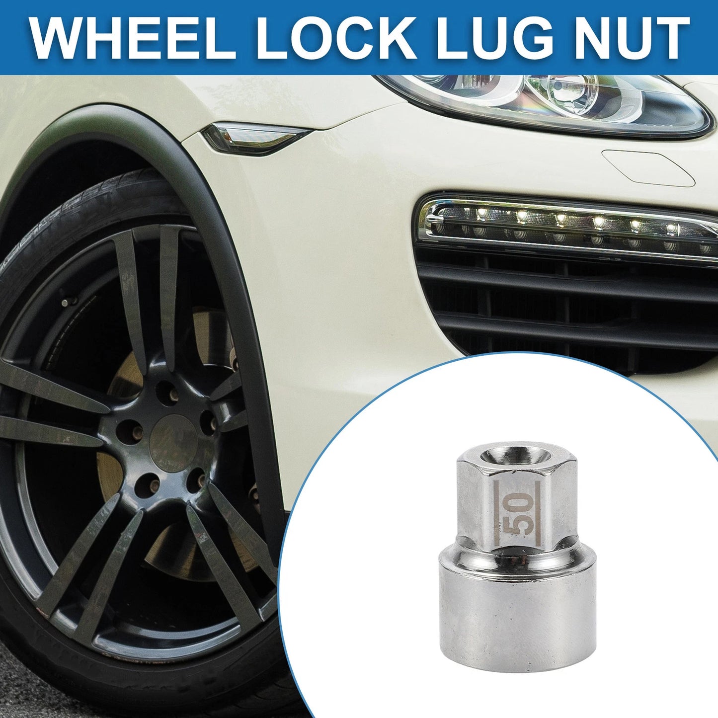 Wheel Lock Lugnut Key Socket for Porsche (#50, 3/4")