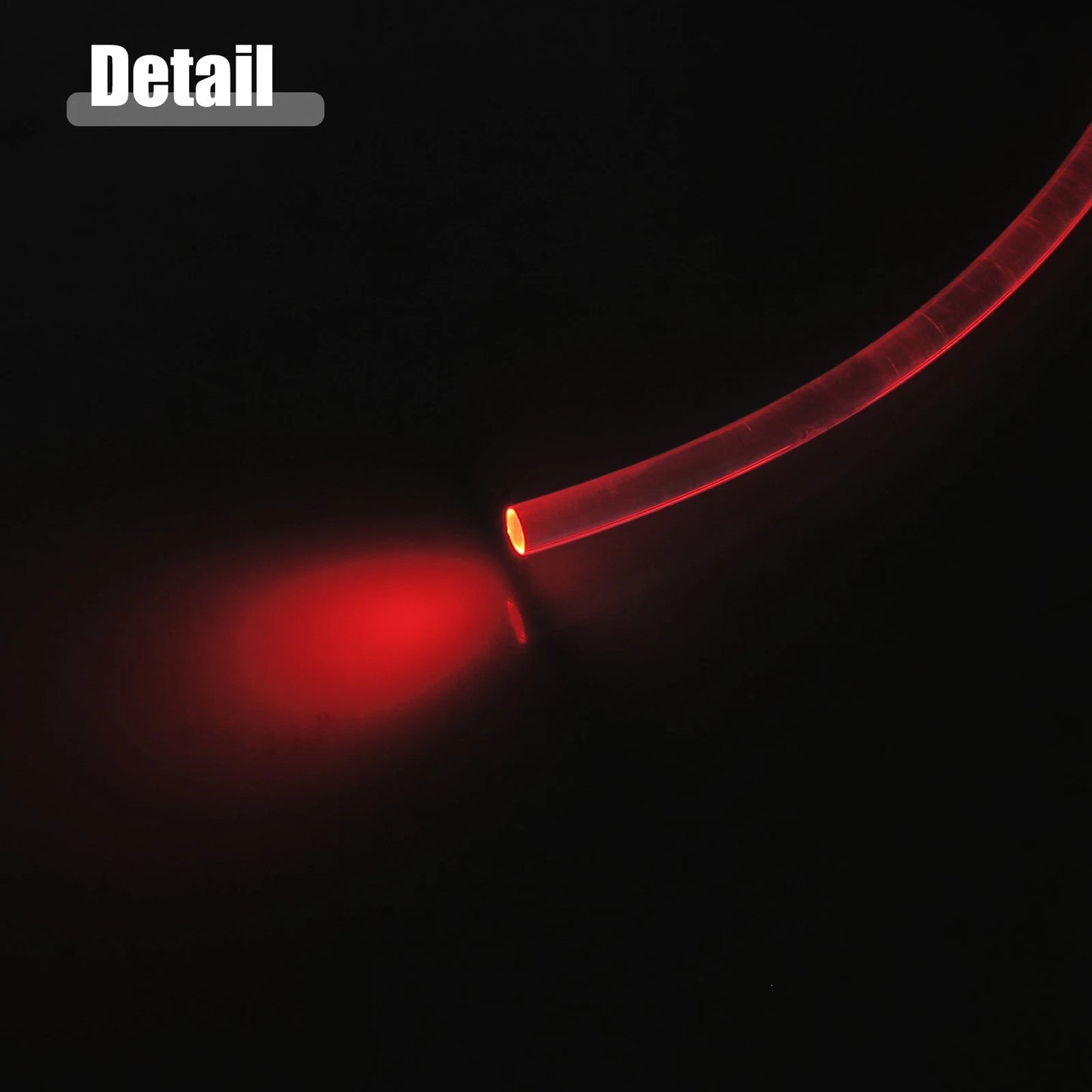 5m Glow Optic Fiber Cable for Universal Car Light Decor (0.20")