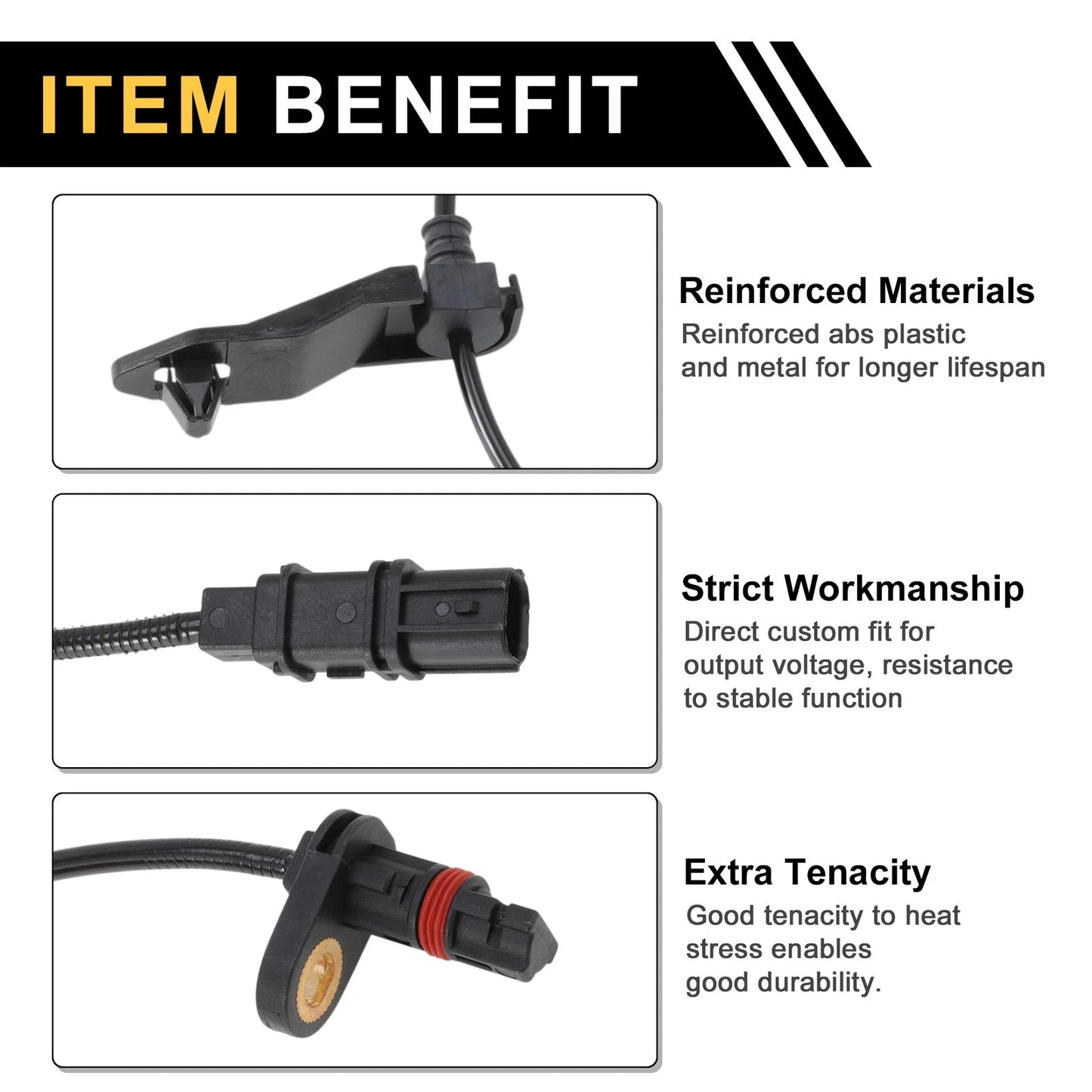 ABS Wheel Speed Sensor No. 57475SNA023 for Honda Civic (2006–2008) Rear Left