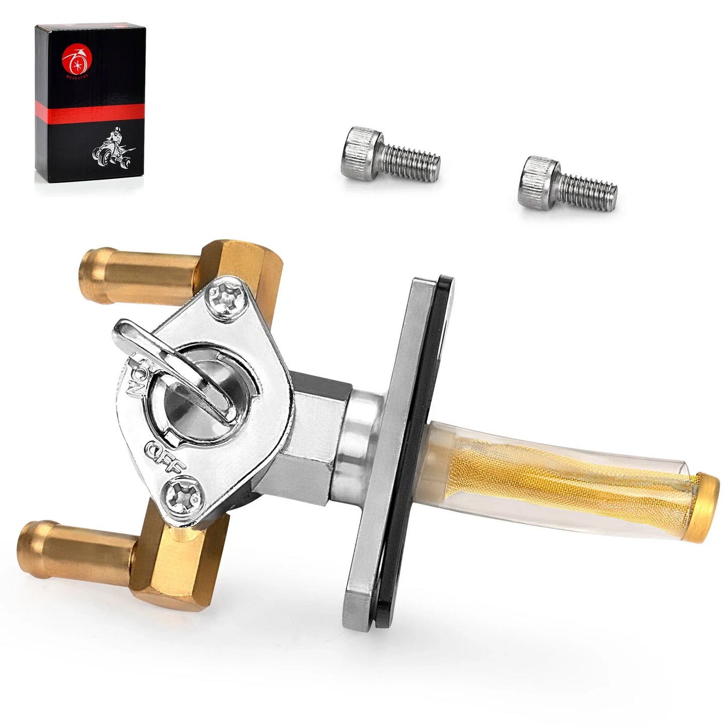 High Flow Fuel Valve Petcock Dual Feed for Yamaha Banshee YFZ350 (1987–2006)
