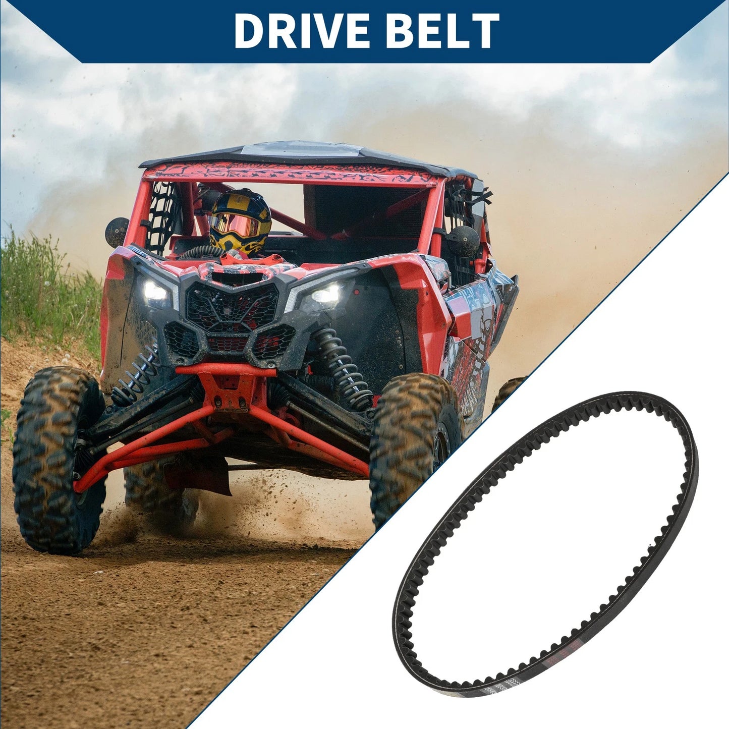 Drive Belt for GY6 125cc 150cc Short Case 152QMI Engine (2010–2023)