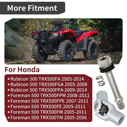 Rear Drive Shaft U-Joint Yoke for Honda Foreman 500 TRX500FE/FM (2005–2011)