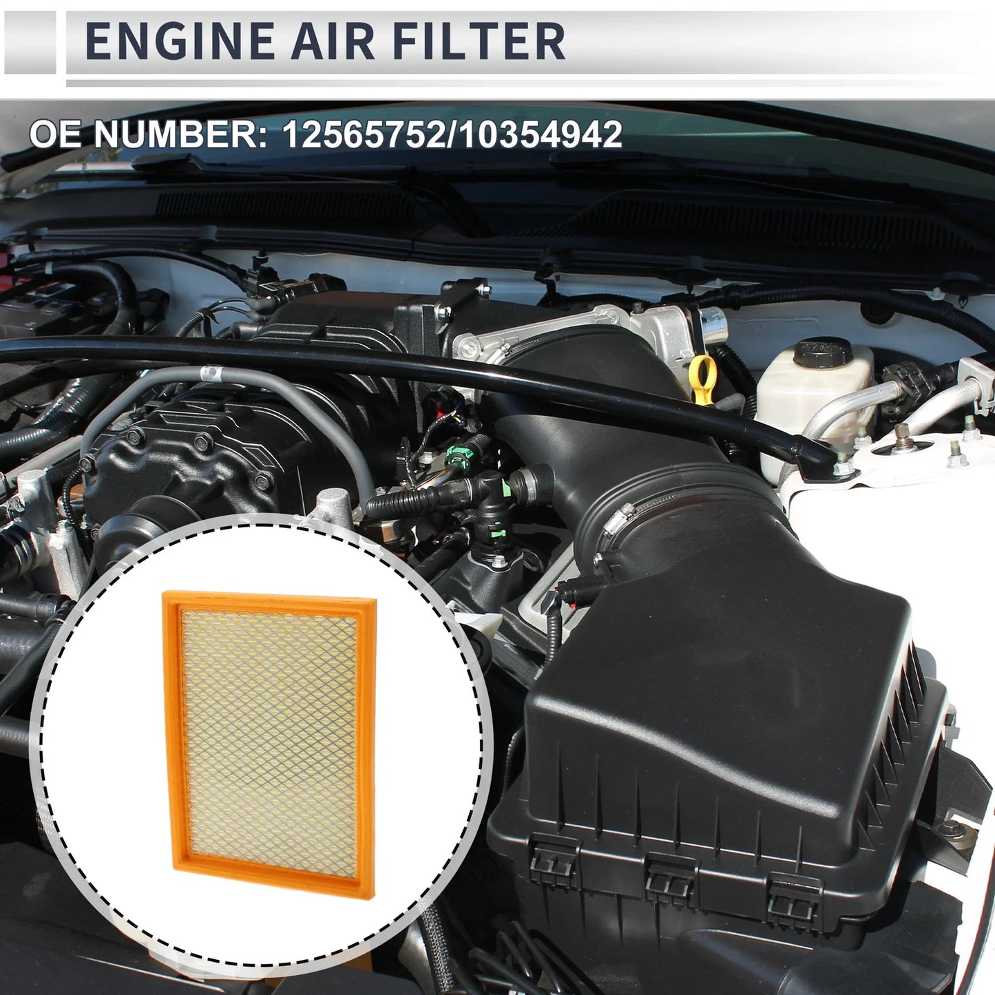 Engine Air Filter for Chevrolet Uplander (2005-2008) - 1 Piece