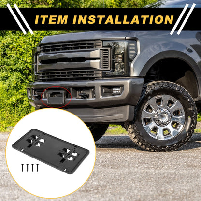 Set of 1 Bumper License Plate Bracket Holder for Ford F-150 (2015–2017) No.FL3Z17A385B