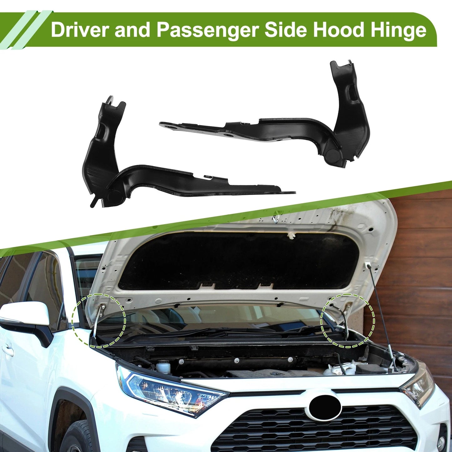 Hood Hinges Set of 2 for Toyota 4Runner (2003–2006) No. 5341048020