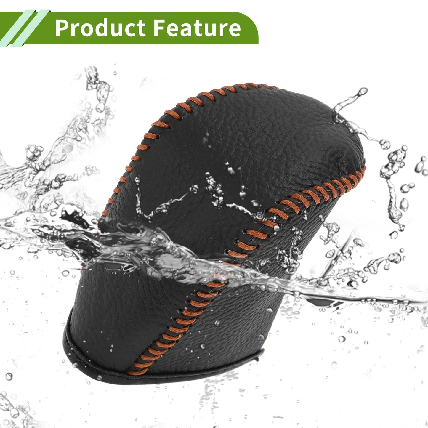 Dodge Journey Gear Shift Knob Cover 2011-2020 Pebbled Black Brown