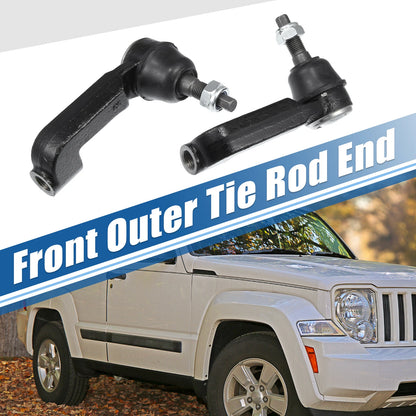 2pcs Front Outer Tie Rod End for Jeep Liberty (2002–2007) No. ES3535/ES3536