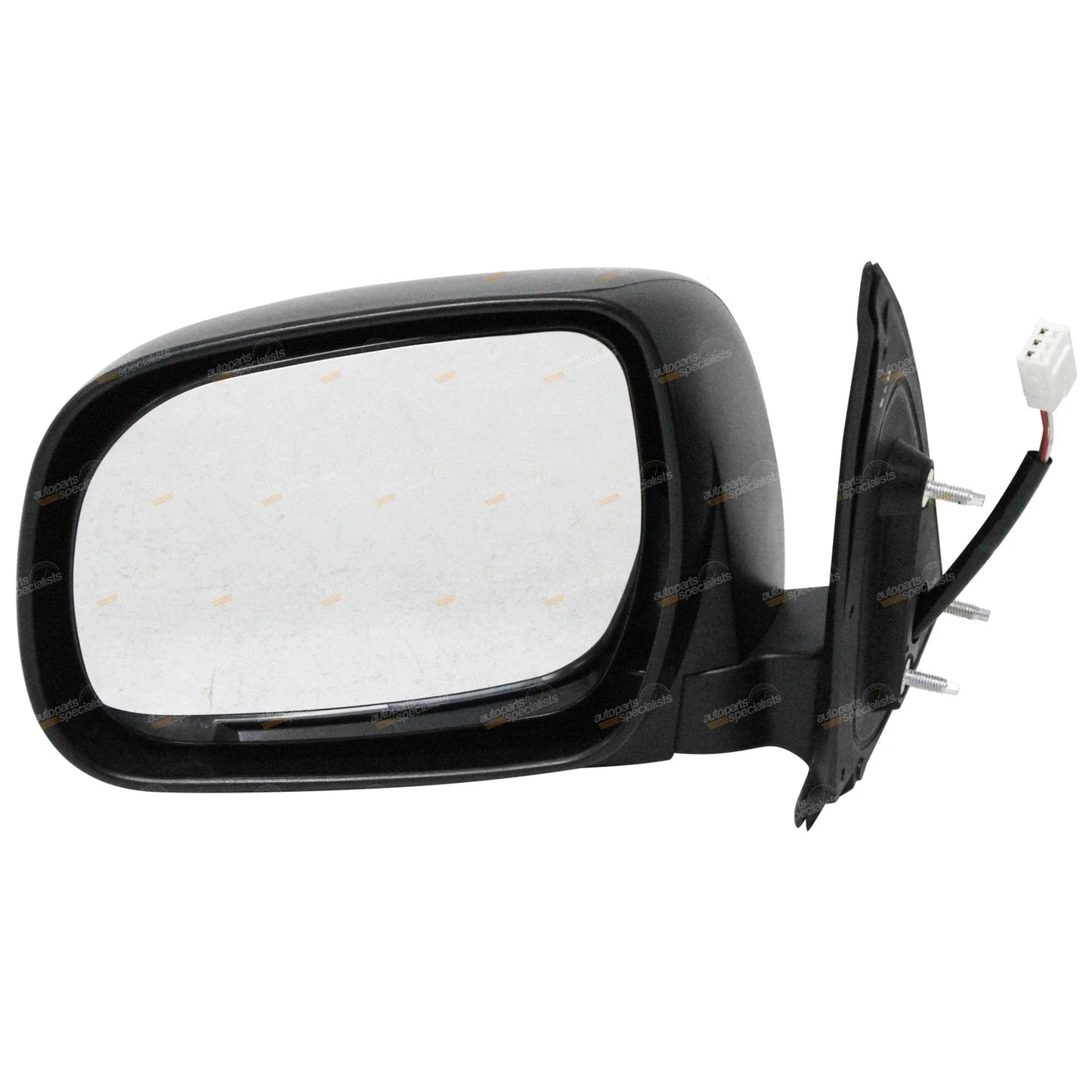 LH Black Electric Side Door Mirror for Toyota Hilux (2005–2010)