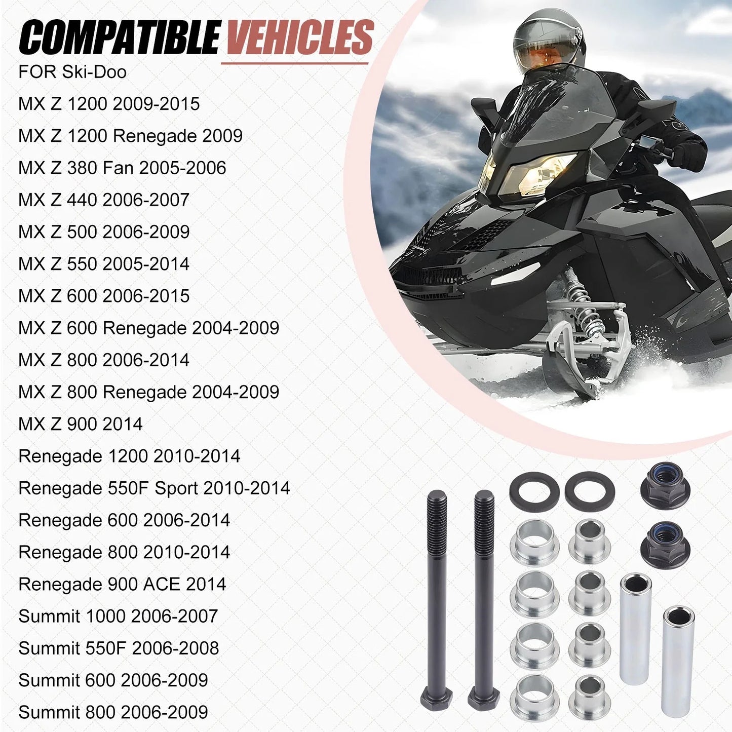Front End Ski Leg Repair Kit for Ski-Doo REV XP GSX GTX (2009–2013)