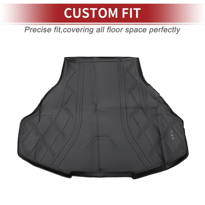Cargo Liner Rear Trunk Mat for Honda Accord (2013-2017) Diamond Pattern TPE