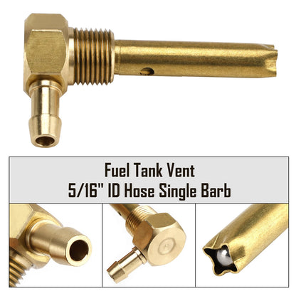 5/16" ID Fuel Tank Vent Hose for Small & Large Tanks (3/8"-18NPTF)