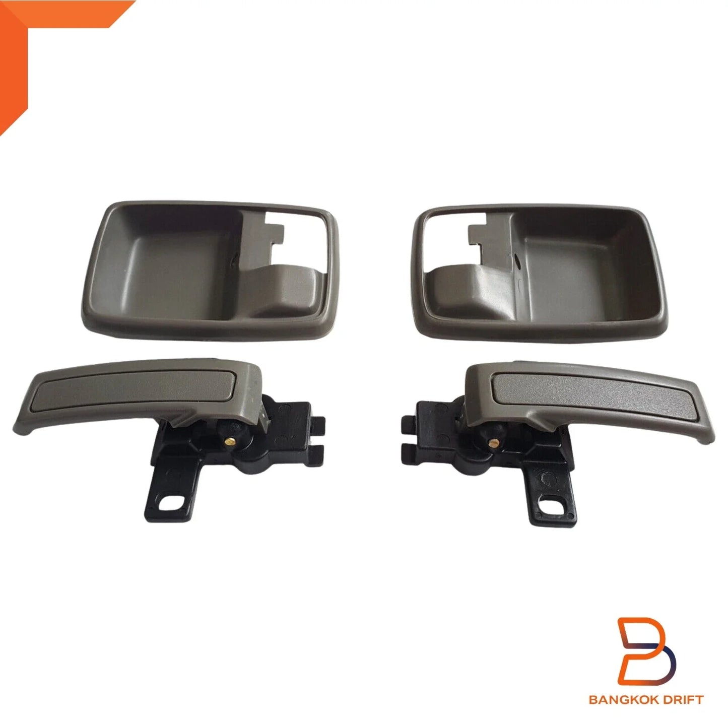 Grey Inner Door Handles Pair for Holden Rodeo TF (1988-2003)
