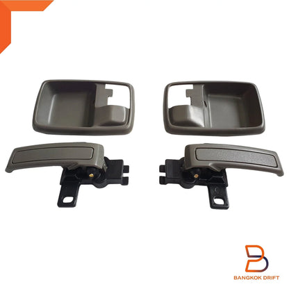 Grey Inner Door Handles Pair for Holden Rodeo TF (1988-2003)