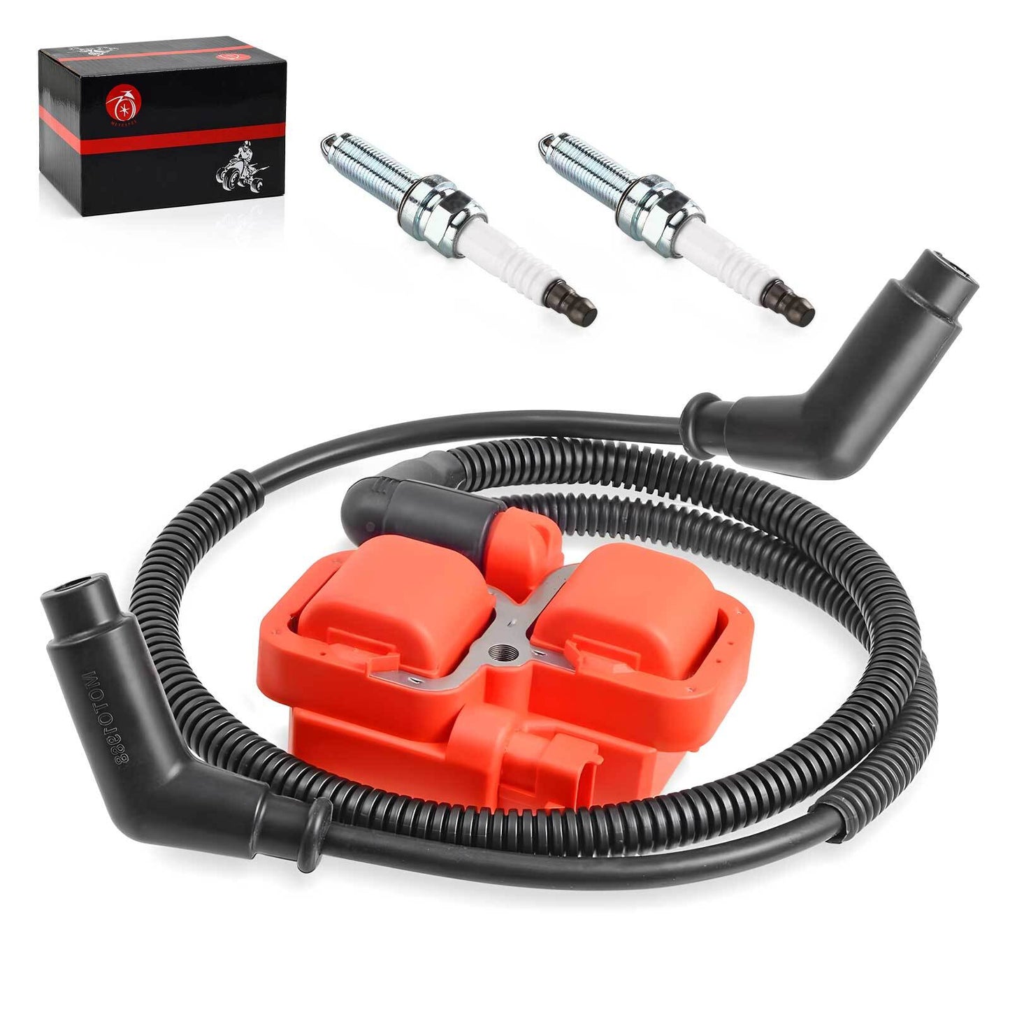 Ignition Coil & Spark Plug Set for Can-Am Maverick 1000R (2013–2018)