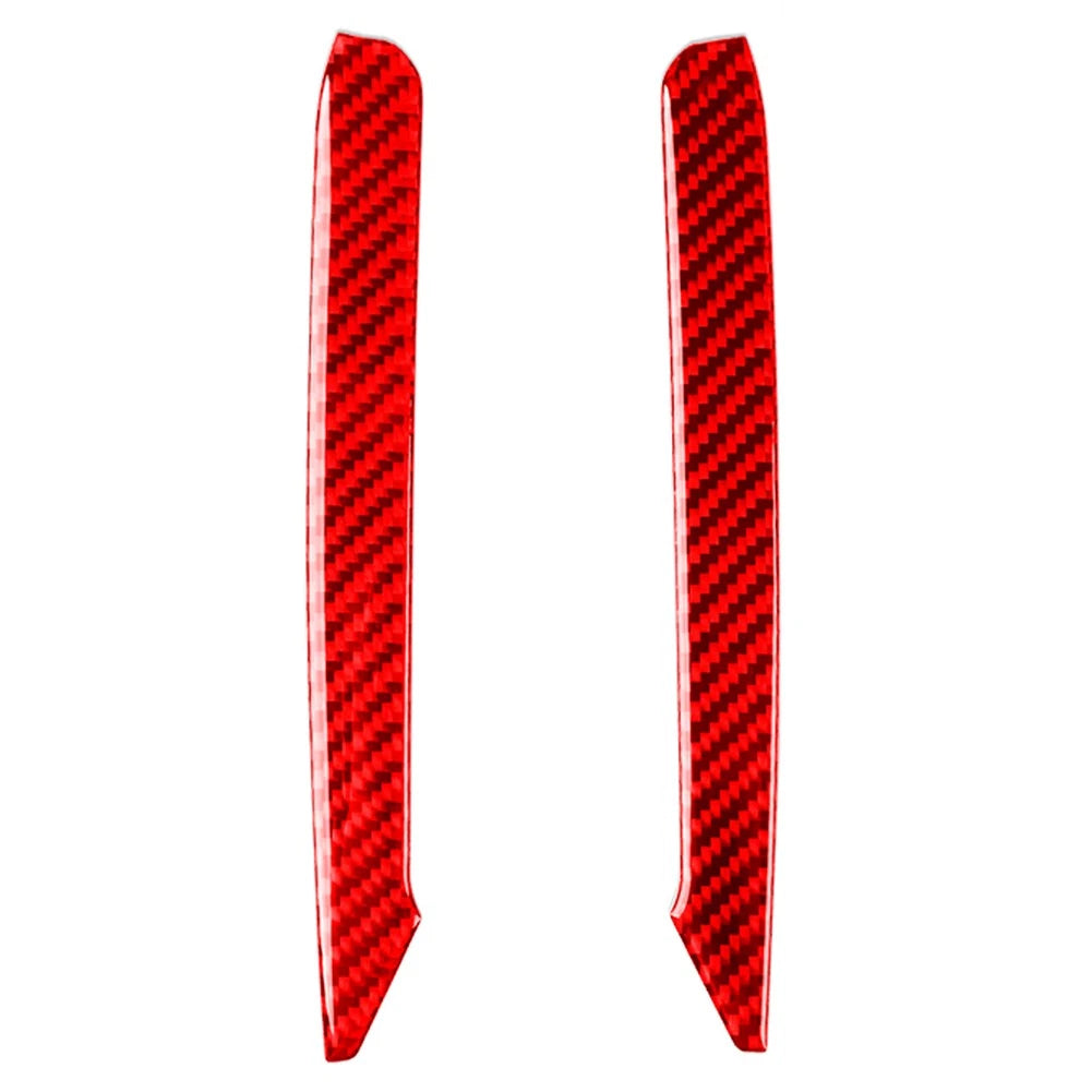 Carbon Fiber Red Central Console Side Cover Trim for Subaru Forester (2009–2013)