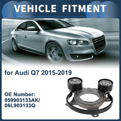 Belt Tensioner for Audi Q7 (2015–2019) No. 059903133AK/06L903133Q Metal