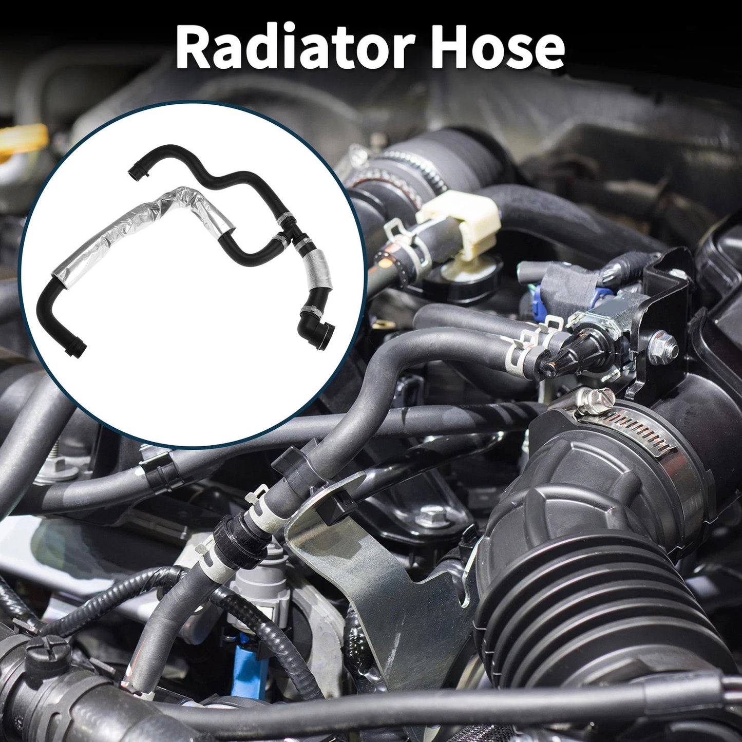 Radiator Hose for Jeep Wrangler 4 Cyl 2.0L (2018–2024) No. 68280800AE