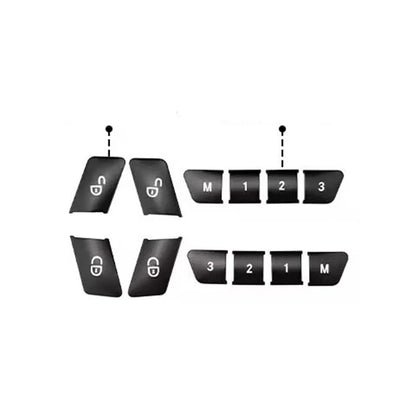 12X Door Lock Unlock Seat Memory Button Cover for Mercedes W212 W204