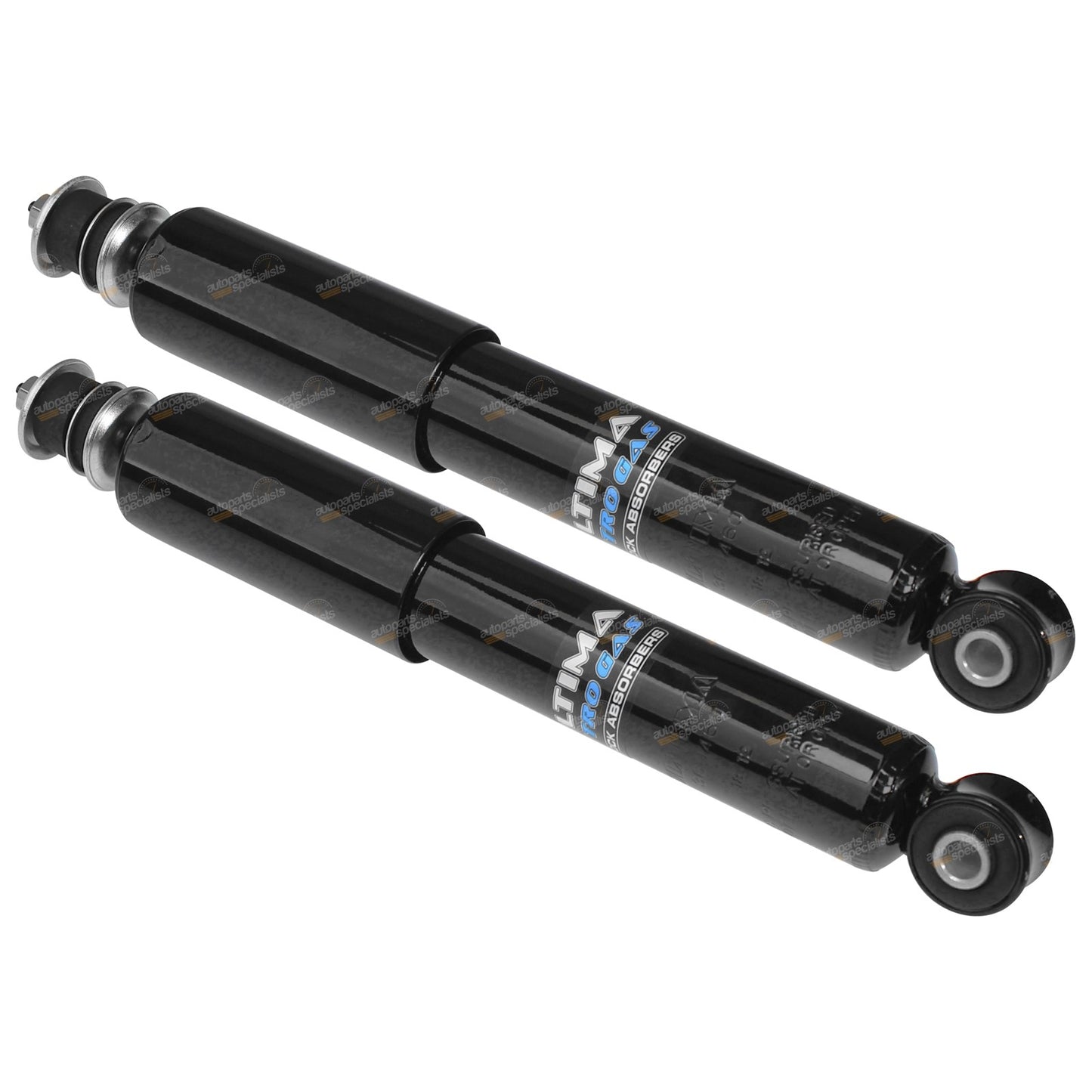 2X Front Gas Shock Absorbers for Nissan Navara D22 (1997–2009) RWD
