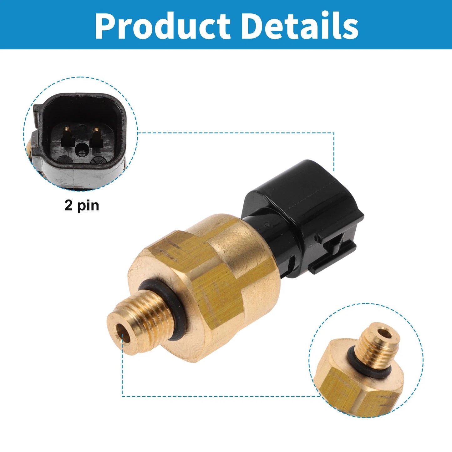 Engine Oil Pressure Sensor for Ford Focus (2000–2012) 2.0L No.98AB3N824CC