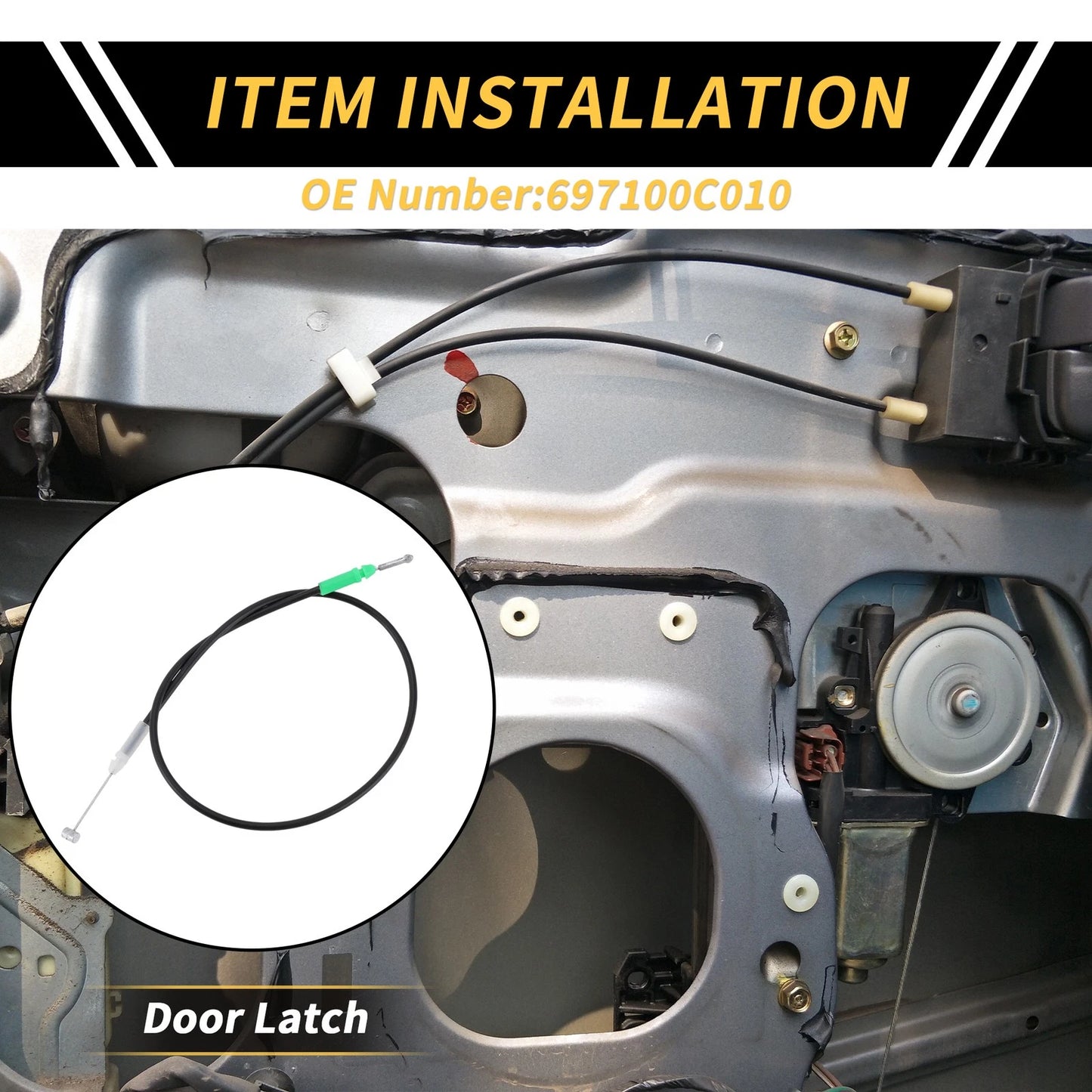 Door Latch Release Cable for Toyota Tundra (2000–2006) No. 697100C010