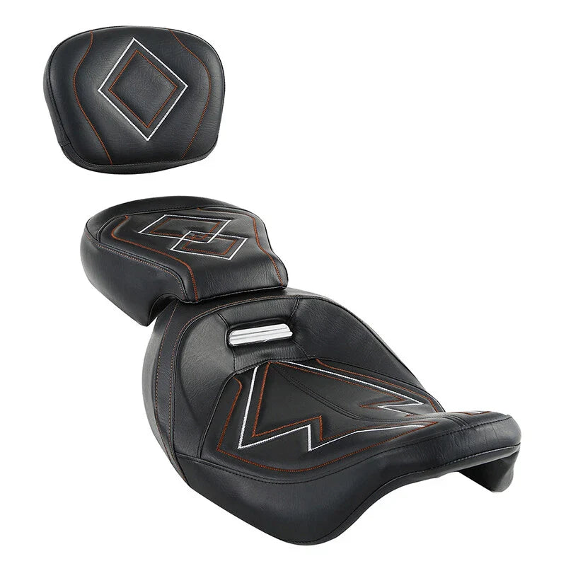 Seat Backrest Pad for Harley Touring Road King (2009 - 2023)