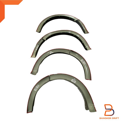 Black Slim Fender Flares for Ford Everest UB SUV (2022-2024)